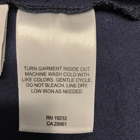 Alfred Dunner Womens 12 Blue Pull On Dress Pants Straight Leg Pockets Stretch - Picture 3 of 5